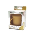 Bicchiere in Silicone con Manico e Cannuccia YELLOW /confezione/